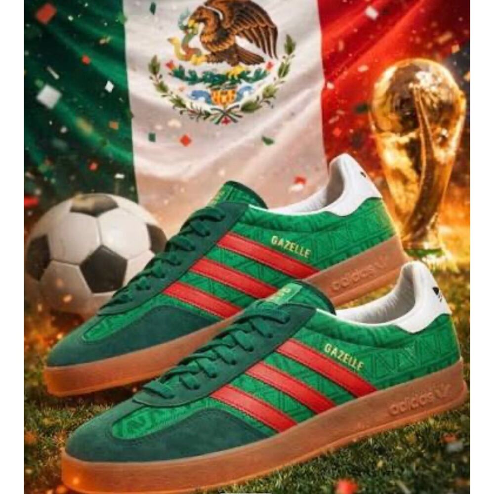 NEW ADIDAS ORIGINALS Gazelle Indoor MEXICO Men's 8.5 IH9647